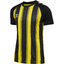 hmlMATCH STRIPED JERSEY S/S KIDS blazingyellowblack