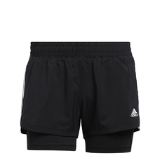 PACER 3-STREIFEN WOVEN TWO-IN-ONE SHORTS