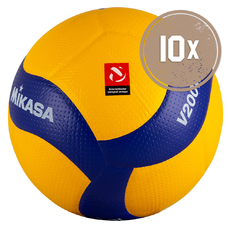 10er Ballpaket VOLLEYBALL V200W-ÖVV Official-2411022