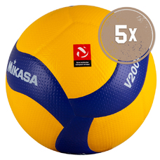 5er Ballpaket VOLLEYBALL V200W-ÖVV Official-2411021