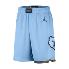 Memphis Grizzlies Statement Edition Men's Jordan Dri-FIT NBA Swingman Basketball Shorts-2316193
